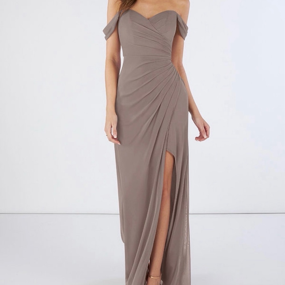 Azazie Tessa Dress (Hazelnut)